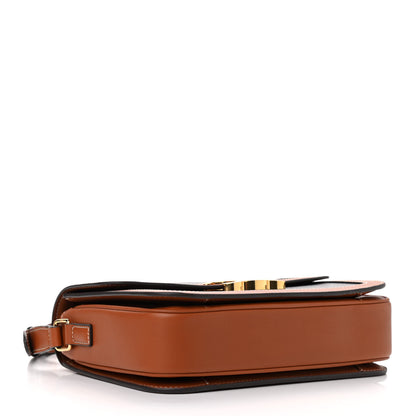 Celine Triomphe Canvas Calfskin Medium Triomphe Tan 4 of 11