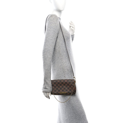 Louis Vuitton Damier Ebene Favorite PM 2 of 9