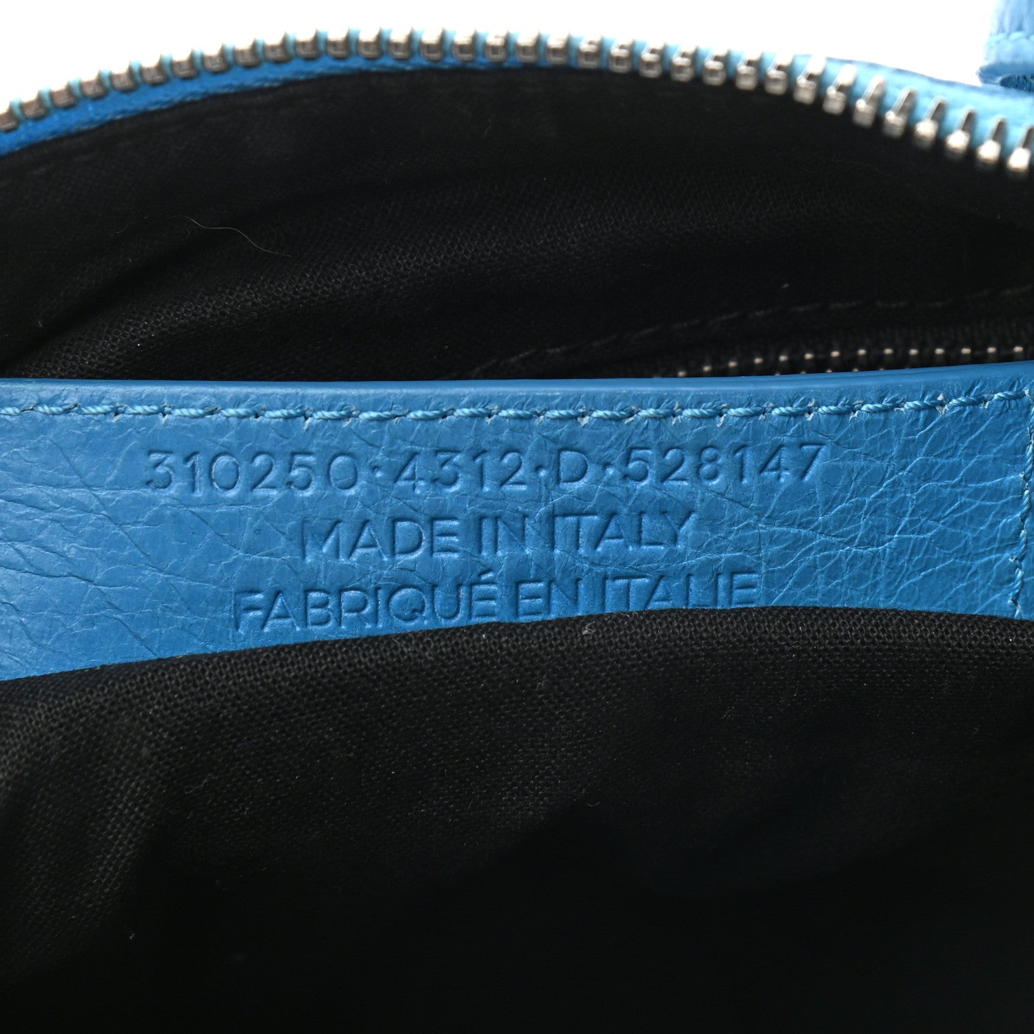 Balenciaga Agneau Classic Hardware Flat Crossbody Bleu Azur Clair 8 of 11