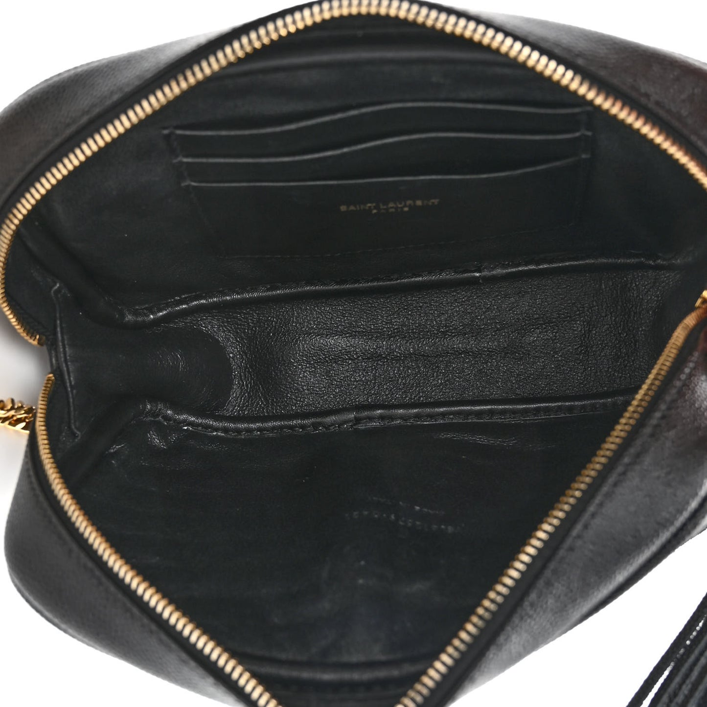 Grain De Poudre Matelasse Monogram Mini Lou Camera Bag Black