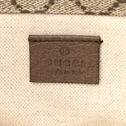 Gucci GG Supreme Monogram Web Small Neo Vintage Double Flap Messenger Bag Beige New Acero 8 of 11