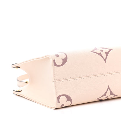 Louis Vuitton Empreinte Monogram Giant Onthego PM Creme Bois De Rose 9 of 11