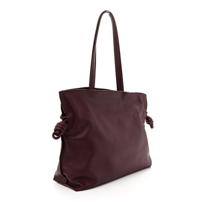 Loewe Calfskin Large Flamenco Knot Bag Dark Burgundy 3 of 10