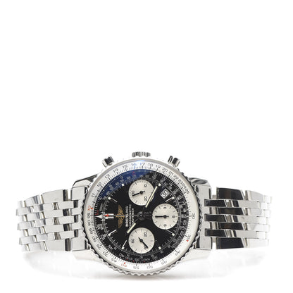 Breitling Stainless Steel 42mm Navitimer Chronograph Automatic Watch Black A23322 3 of 7