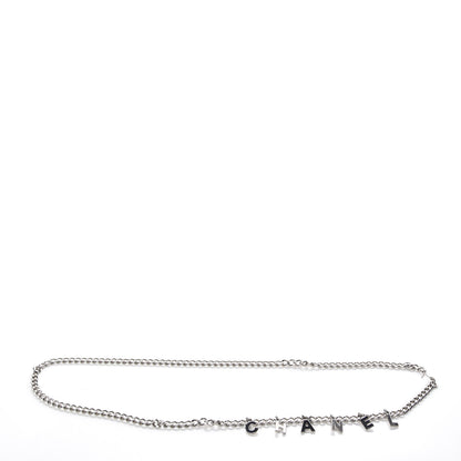 Chanel CC Chain Logo Belt Silver 4 of 5