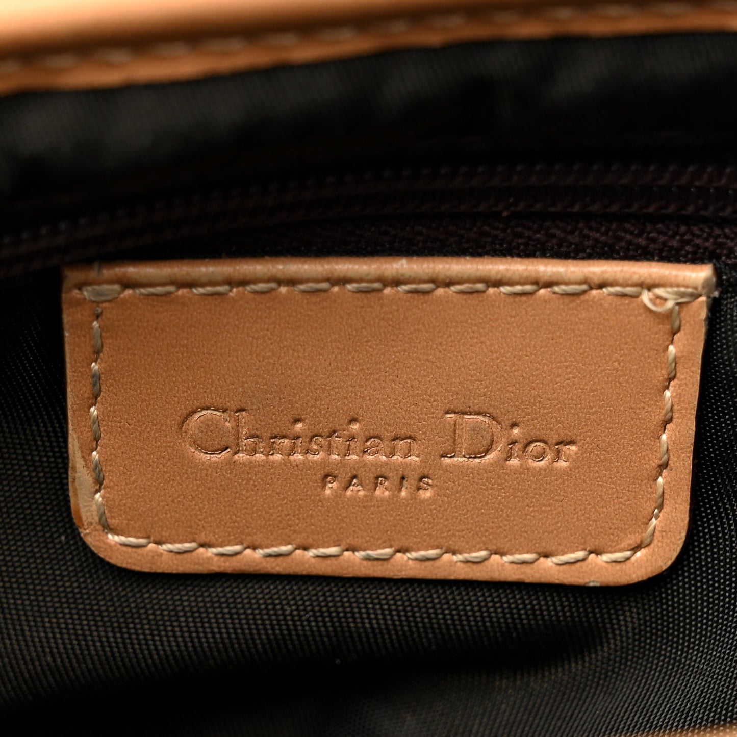 Monogram Saddle Bag Brown