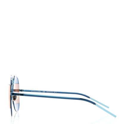 Christian Dior Split 1 Aviator Sunglasses Blue 3 of 7