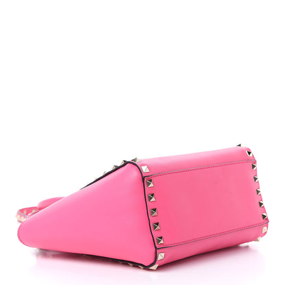 Valentino Garavani Vitello Mini Rockstud Double Handle Tote Peony 4 of 10