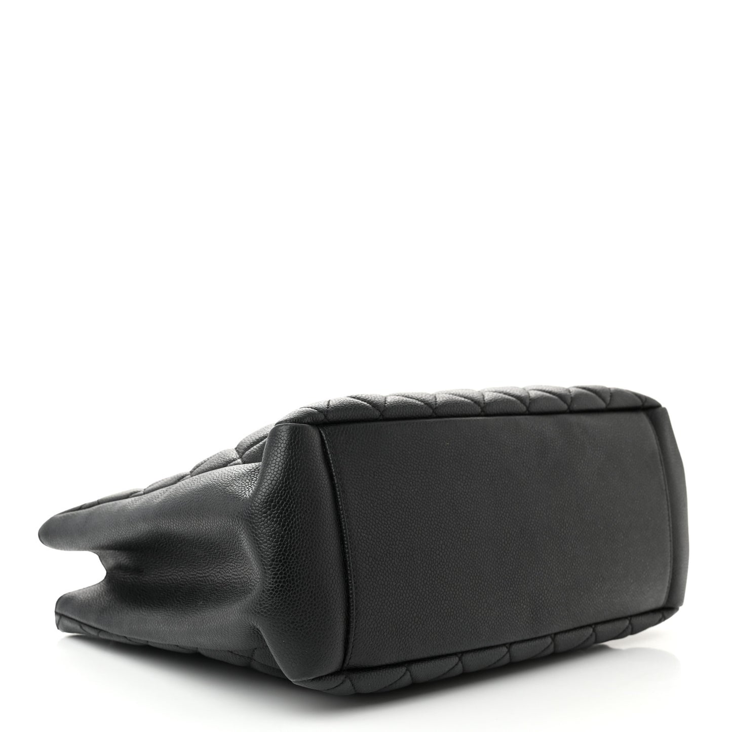 Caviar Quilted Grand Shopping Tote GST Black