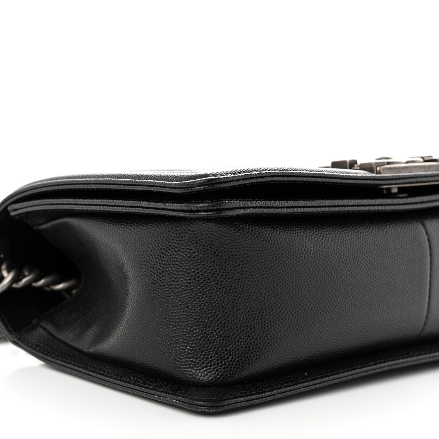 Chanel Caviar Quilted Medium Boy Flap Black 9 of 11