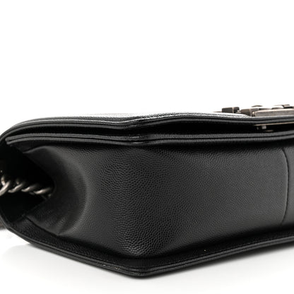 Chanel Caviar Quilted Medium Boy Flap Black 9 of 11