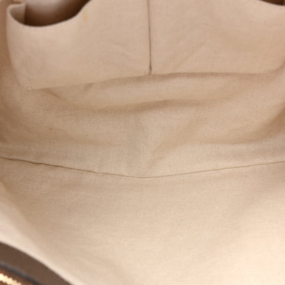 Gucci Calfskin Large Bamboo Shopper Tote Grey Field 5 of 17