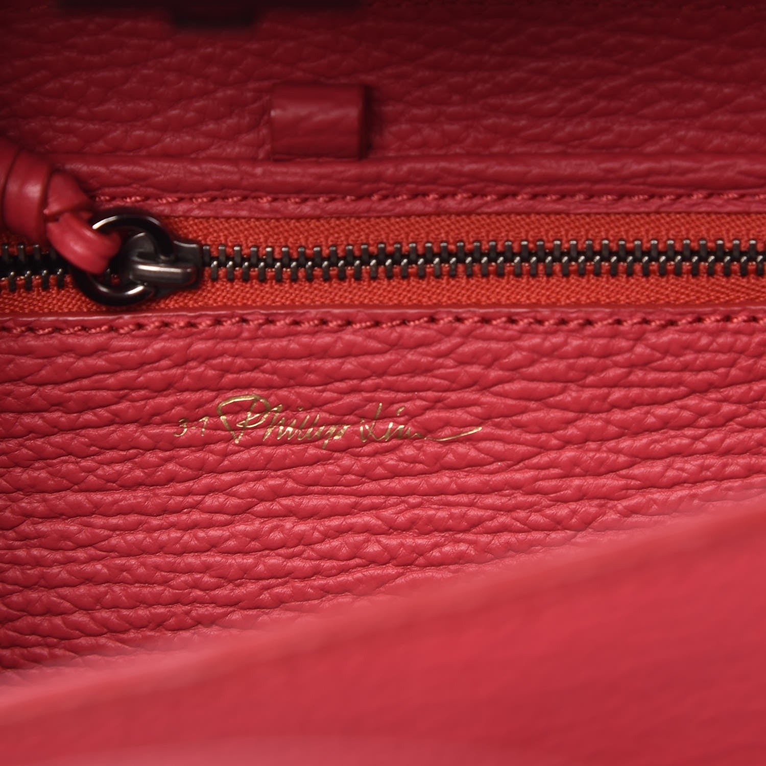 3.1 Phillip Lim 3.1 Textured Calfskin Mini Pashli Satchel Raspberry 6 of 8