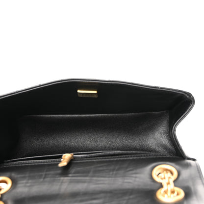 Chanel Aged Calfskin Chevron Quilted 2.55 Reissue Mini Flap Black 5 of 10