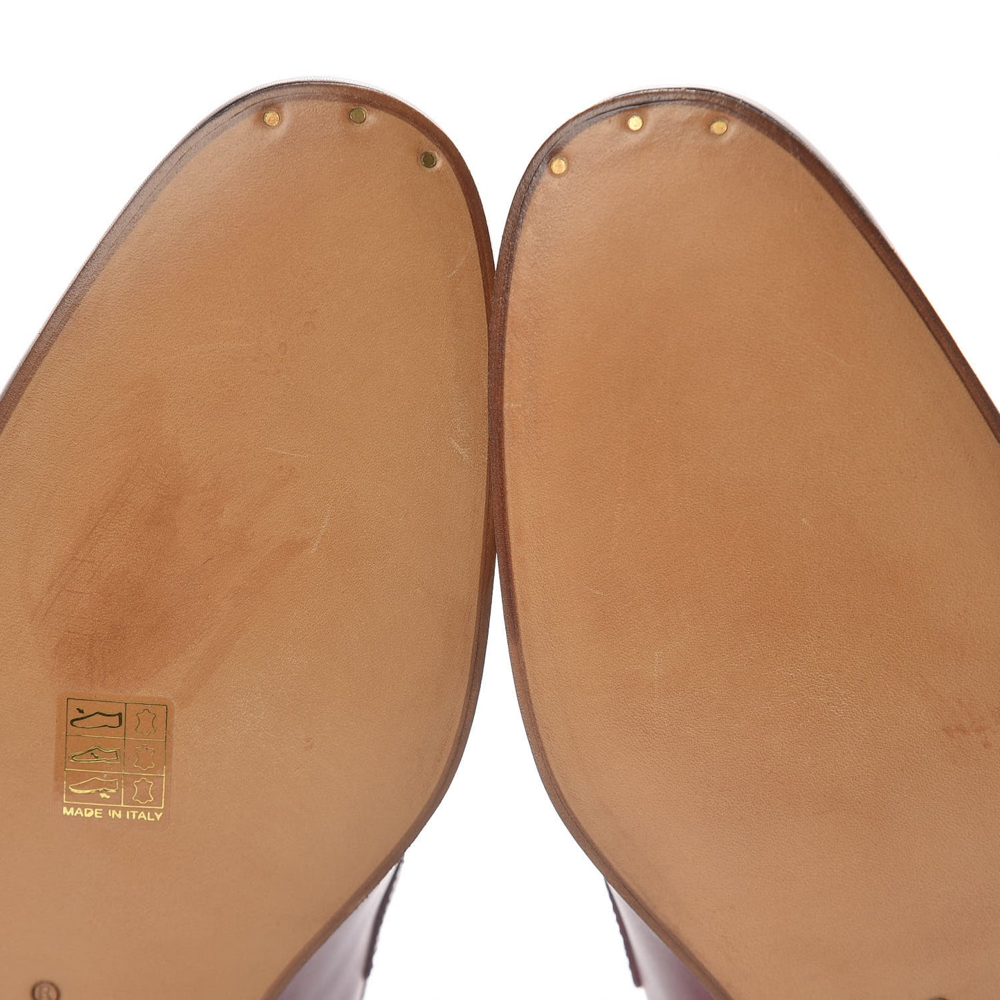 Calfskin Horsebit Mens Jordaan Loafers 10 Strong Red