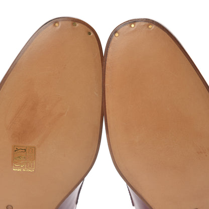 Gucci Calfskin Horsebit Mens Jordaan Loafers 10 Strong Red 10 of 11