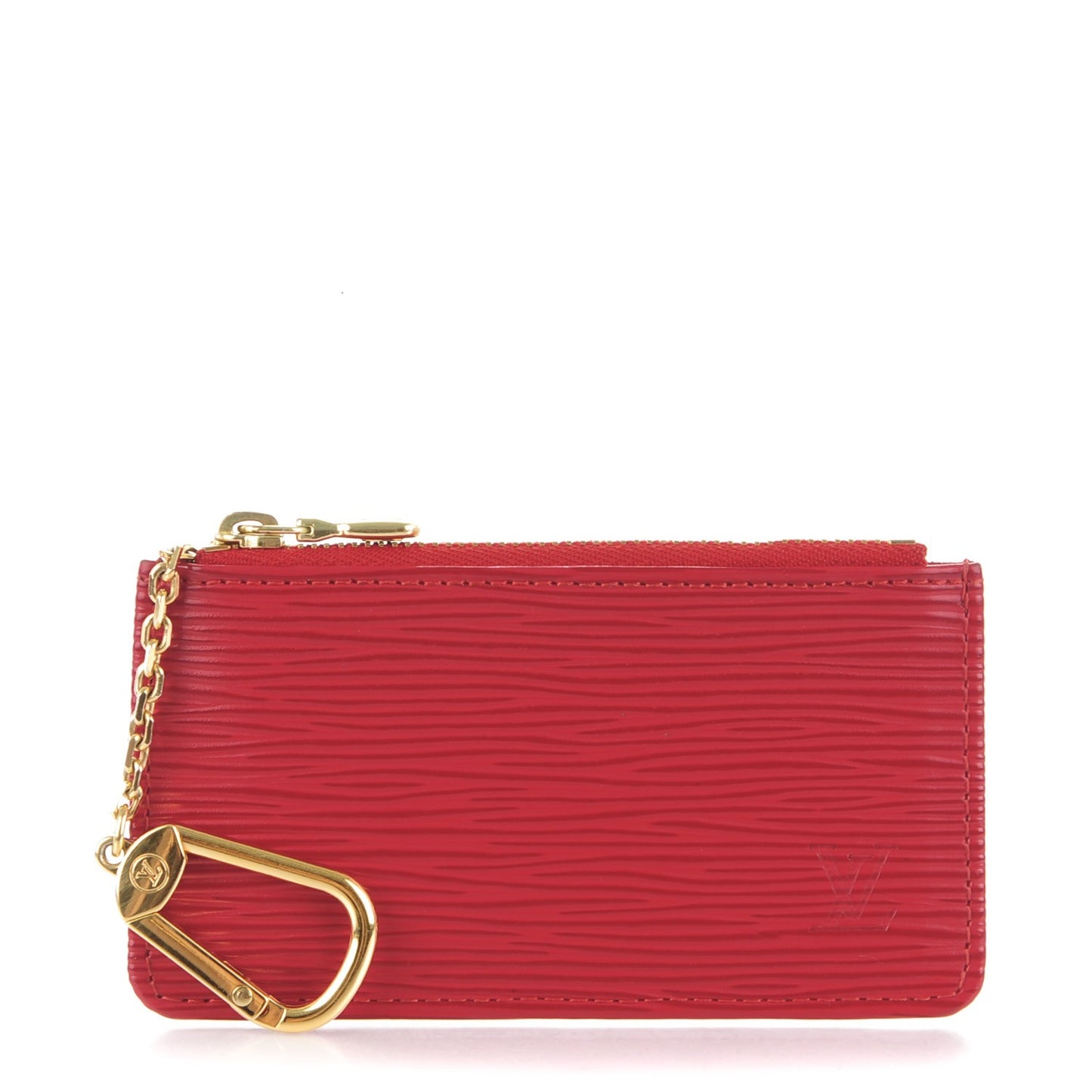 Epi Key Pouch Castillan Red
