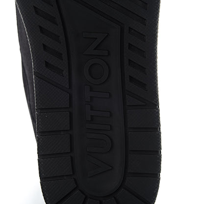 Louis Vuitton Suede Uniform Sneakers 10 Black 6 of 8
