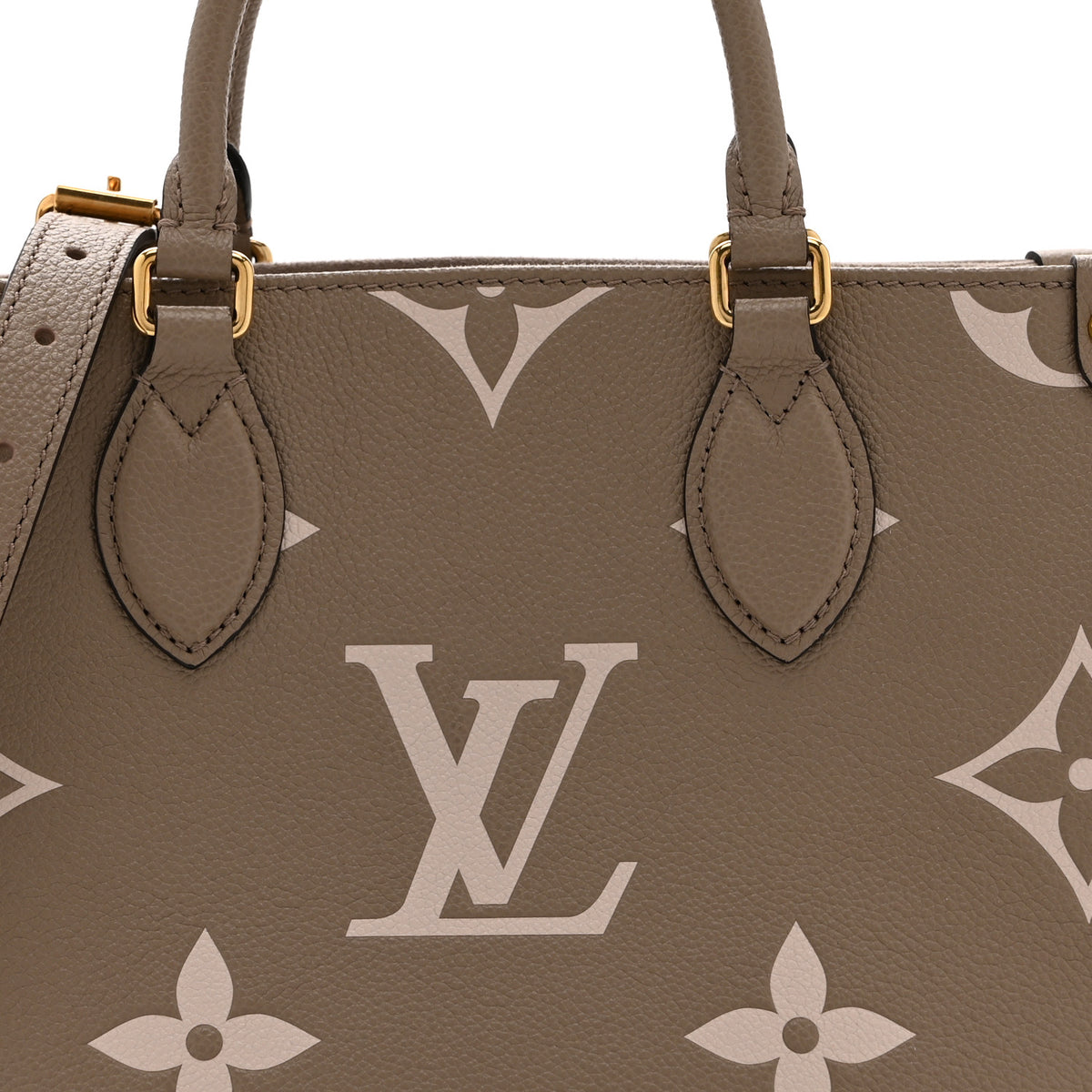 Louis Vuitton Empreinte Monogram Giant Onthego PM Tourterelle Creme 7 of 9