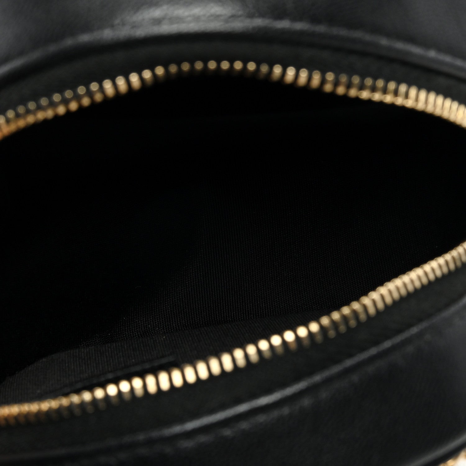 Chanel Lambskin Quilted Round Filigree Chain Around Crossbody Black 5 of 10