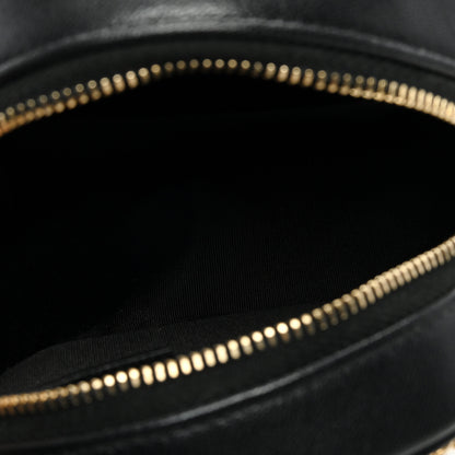 Chanel Lambskin Quilted Round Filigree Chain Around Crossbody Black 5 of 10
