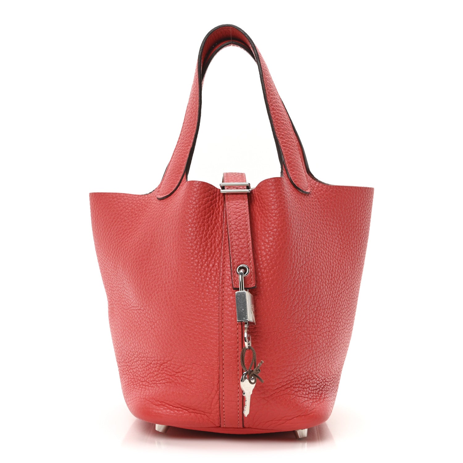 Hermes Taurillon Clemence Picotin Lock 18 PM Rose Jaipur 1 of 9