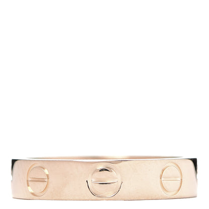 Cartier 18K Pink Gold 3.5mm LOVE Wedding Band Ring 45 3.25 1 of 4