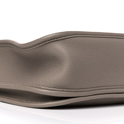 Hermes Taurillon Clemence Evelyne III PM Gris Asphalte 8 of 14