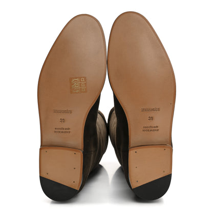 Hermes Suede Kelly Jumping Boots 39 Ecorce 5 of 8