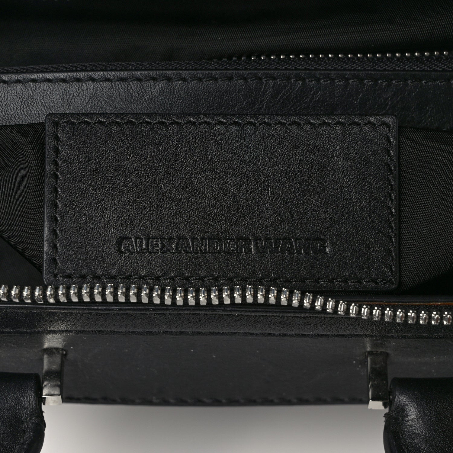 Alexander Wang Crocodile Embossed Calfskin Small Emile Taupe Silver Hardware 5 of 7