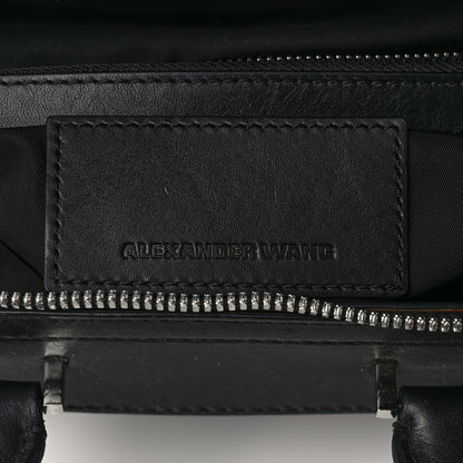 Alexander Wang Crocodile Embossed Calfskin Small Emile Taupe Silver Hardware 5 of 7