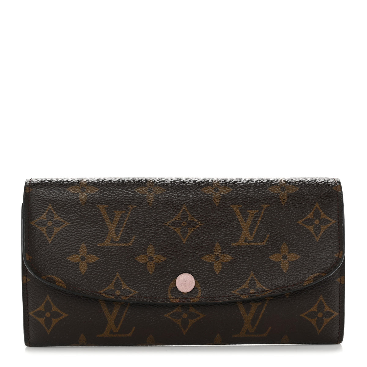 Louis Vuitton Monogram Emilie Wallet Rose Ballerine 1 of 10