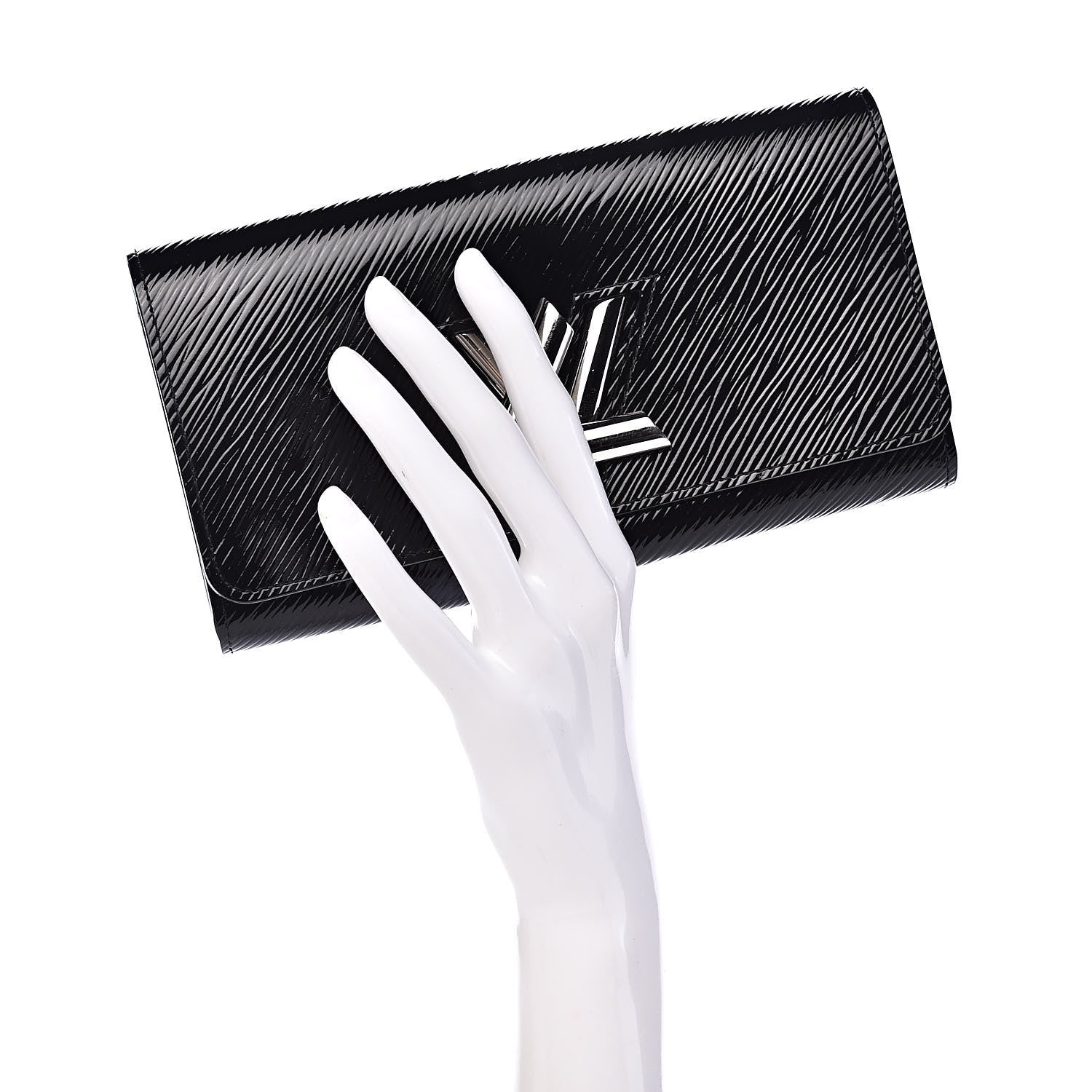 Louis Vuitton Electric Epi Twist Wallet Black 2 of 6