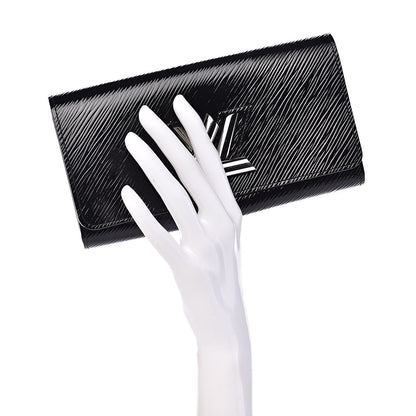 Louis Vuitton Electric Epi Twist Wallet Black 2 of 6