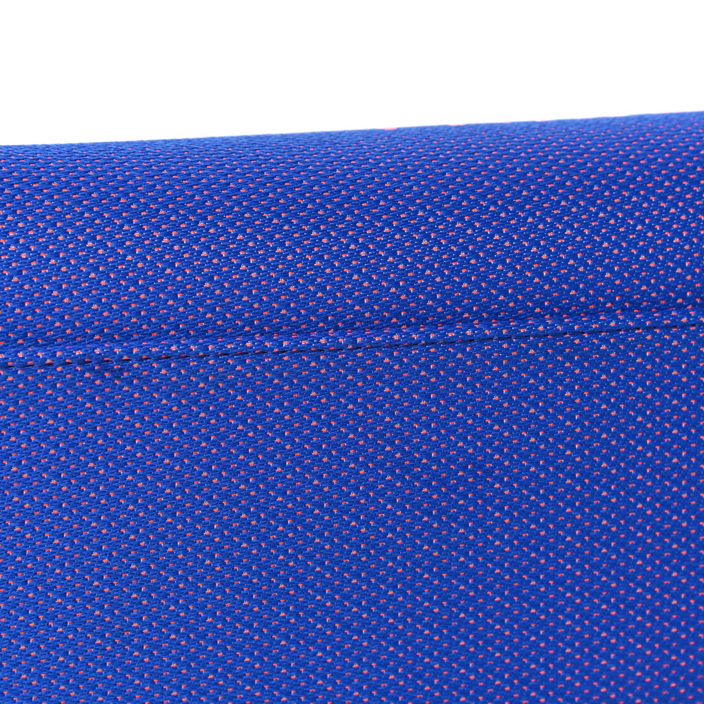 Mixed Fibers Small Deauville Tote Blue Orange