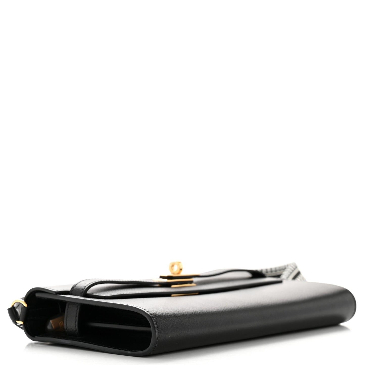 Evercolor Cavale Kelly Wallet To Go Black Ecru
