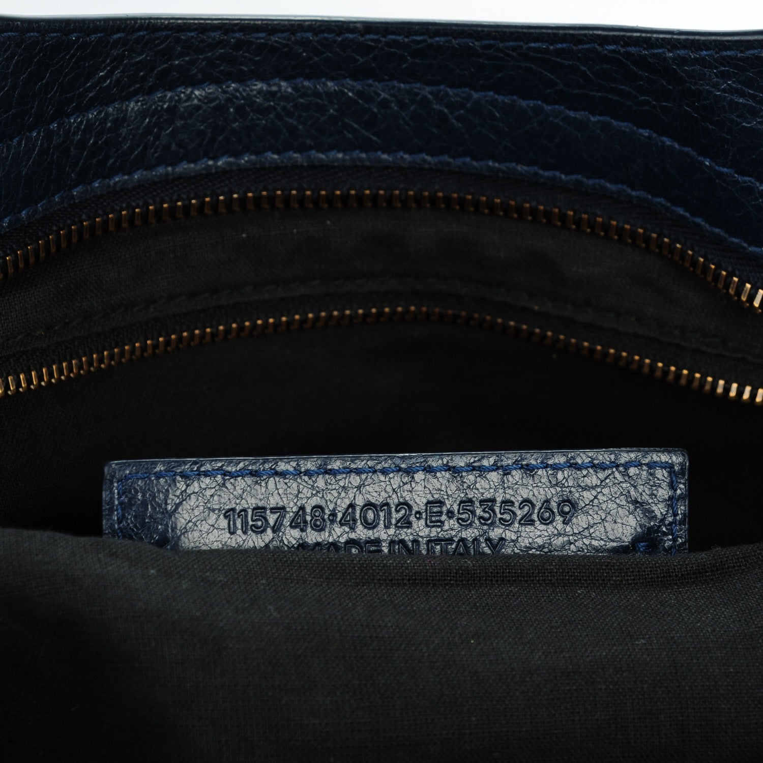 Balenciaga Agneau Classic Hardware City Bleu Obscur 7 of 8