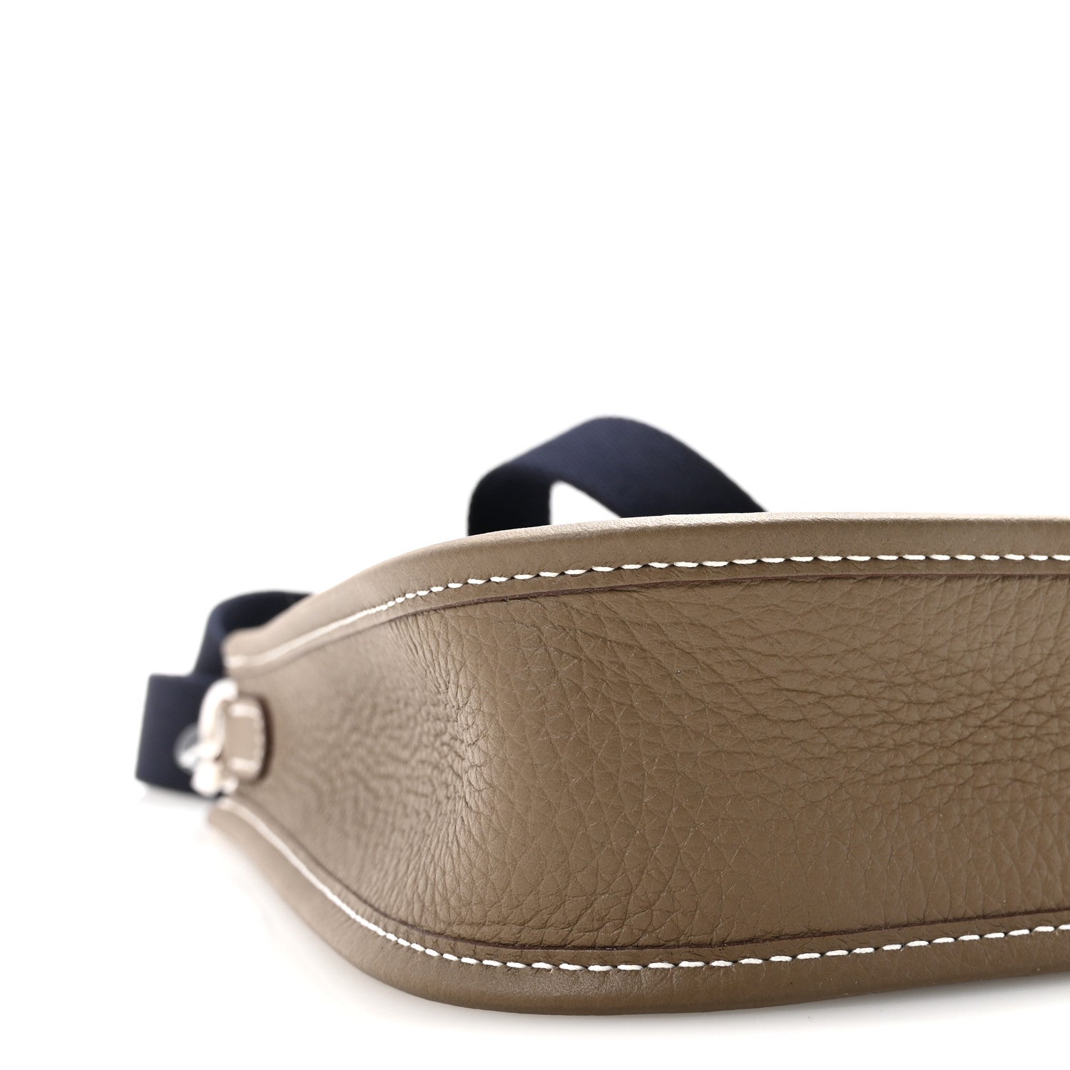 Hermes Taurillon Clemence Amazone Evelyne TPM Etoupe Bleu Indigo 8 of 10