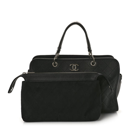 Chanel Caviar Stitched Shopping Tote Black 3 of 12