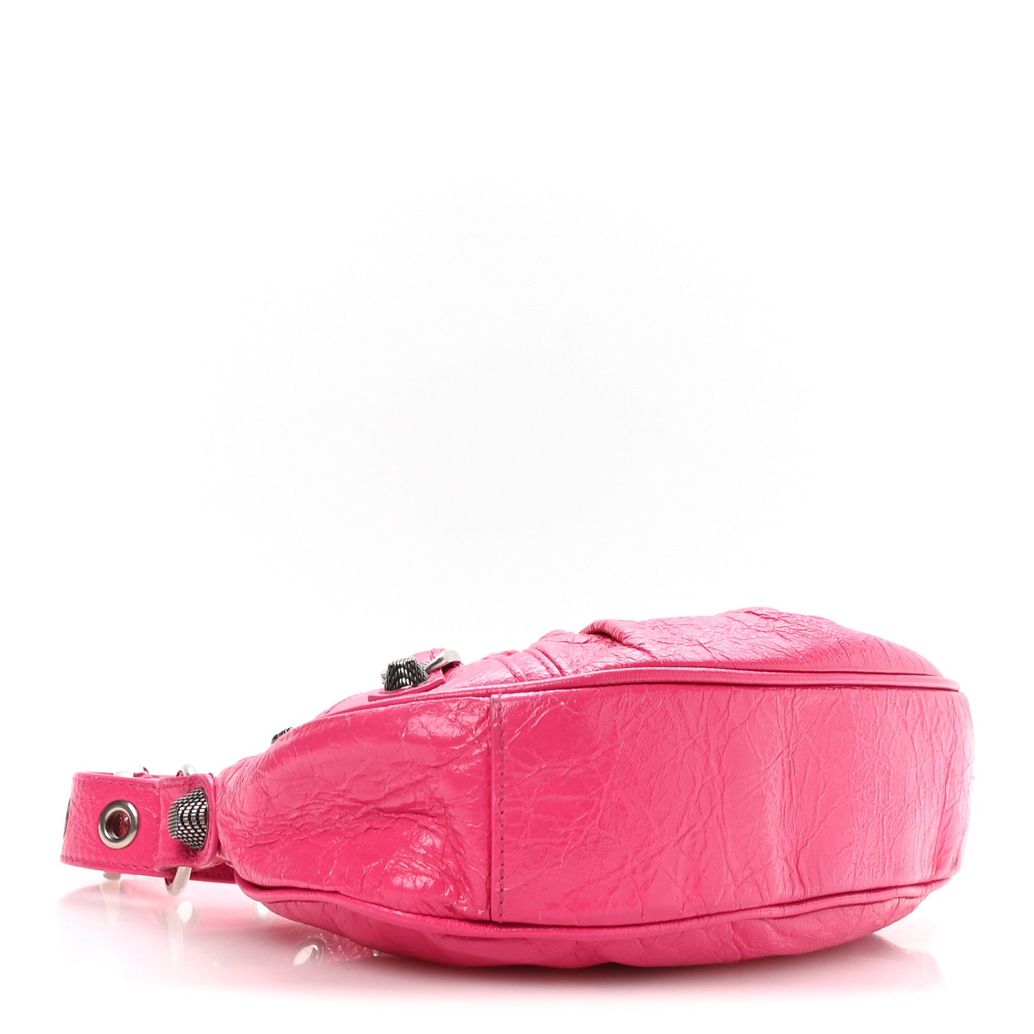 Balenciaga Agneau Arena Le Cagole Shoulder Bag XS Hot Pink 4 of 10