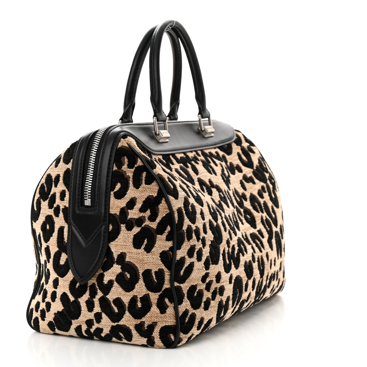 Jacquard Velvet Leopard Print Stephen Sprouse Speedy