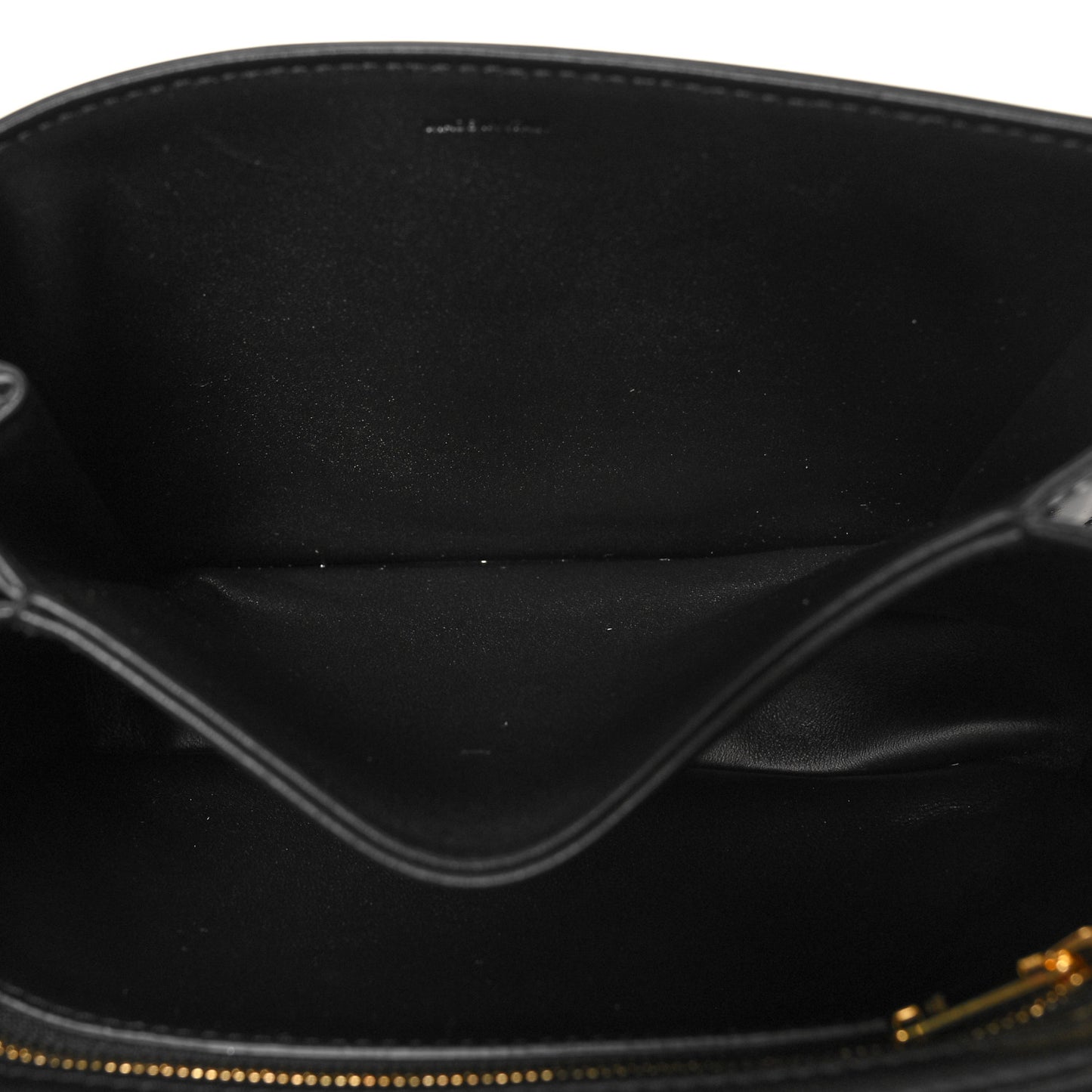 Shiny Calfskin Medium Triomphe Black