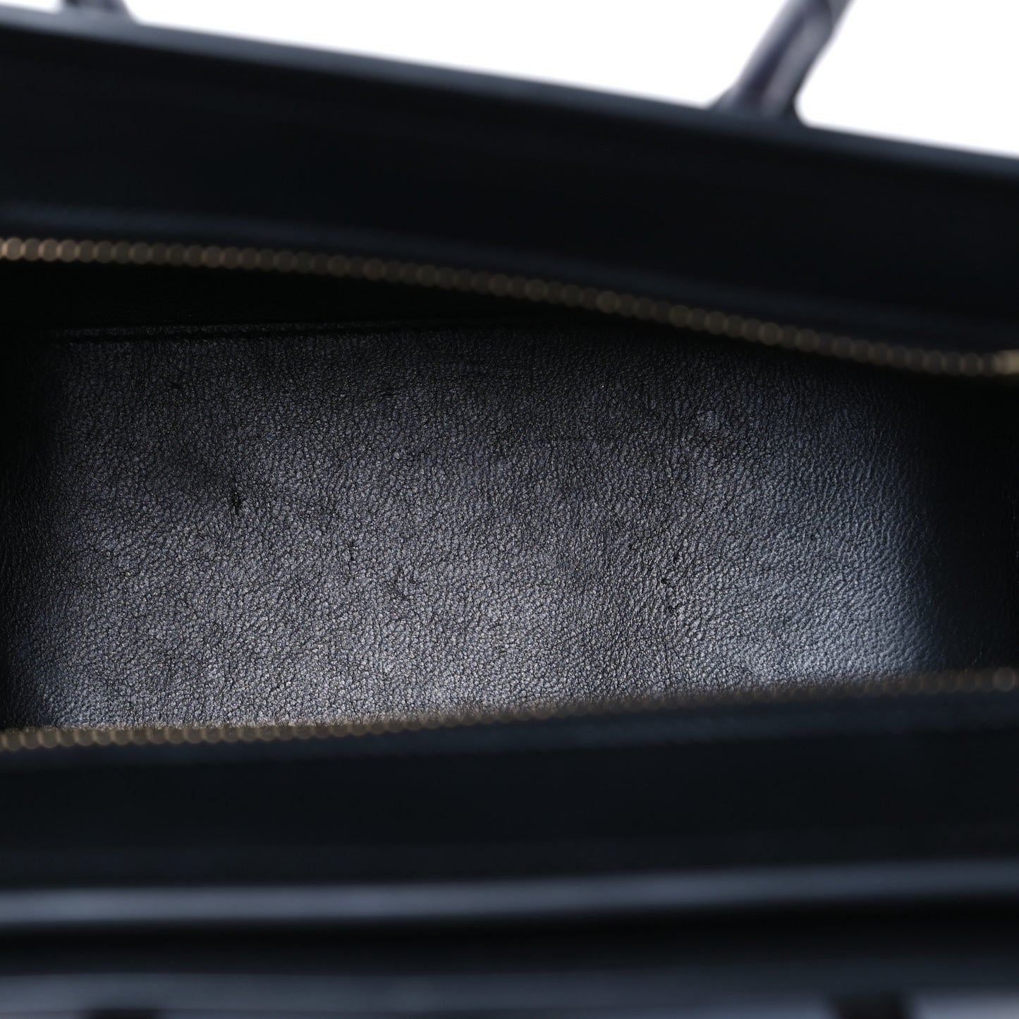 Smooth Calfskin Bullhide Nano Tri-Color Luggage Indigo