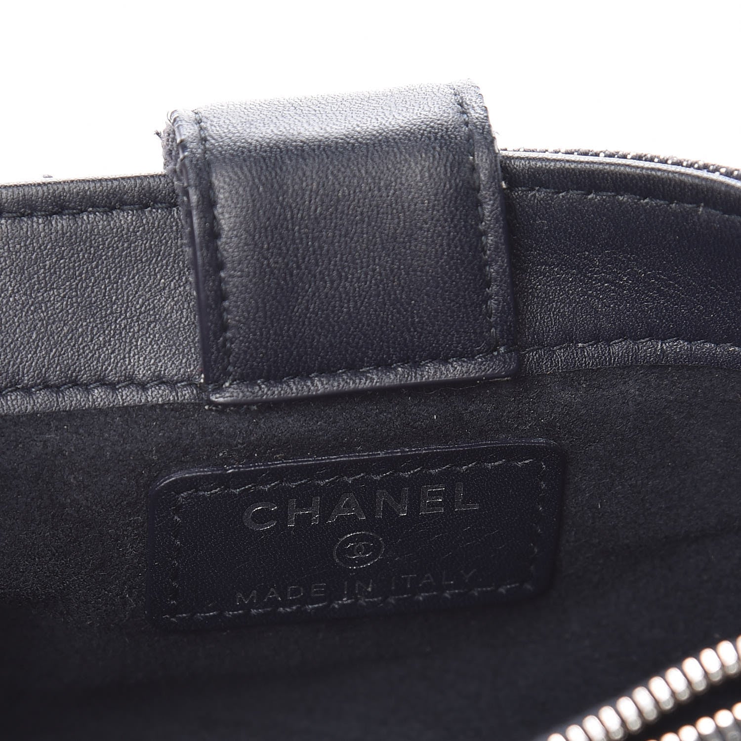 Chanel Canvas Deauville Phone Holder Crossbody Dark Blue 6 of 9