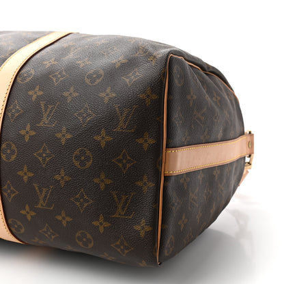 Louis Vuitton Monogram Keepall Bandouliere 45 9 of 13