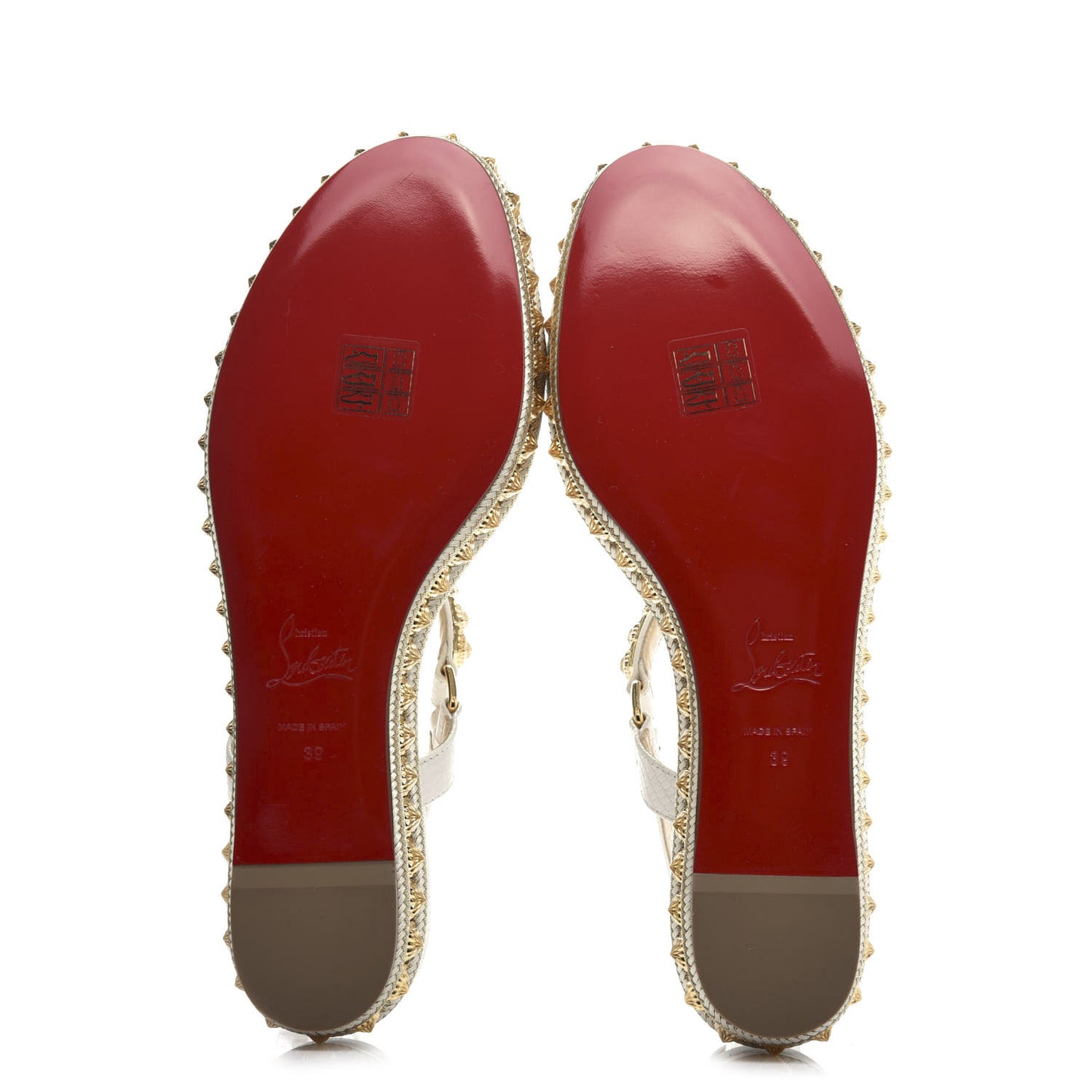 Calfskin Zarli Pyraclou 60 Platform Sandals 39 White