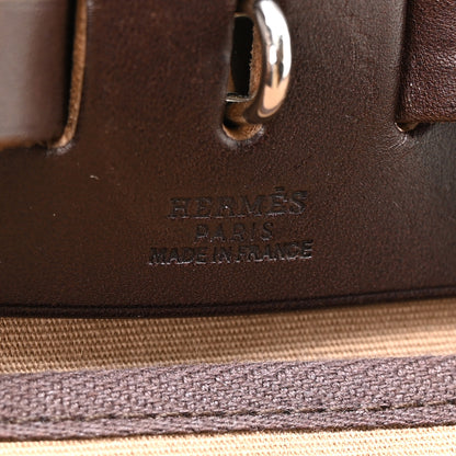 Hermes Toile Vache Hunter Herbag 30 PM Etoupe Ebene 5 of 9