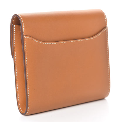 Hermes Tadelakt Constance Short Wallet Gold 3 of 11