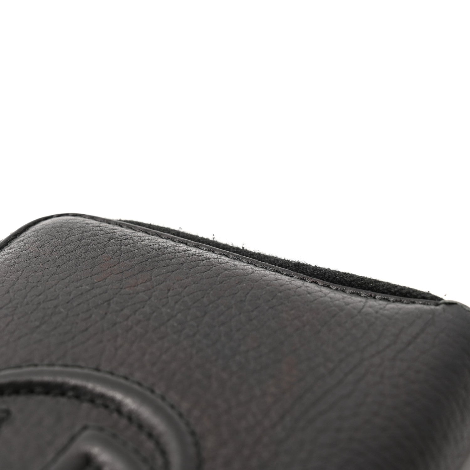 Gucci Pebbled Calfskin Medium Soho Zip Around Wallet Black 8 of 10