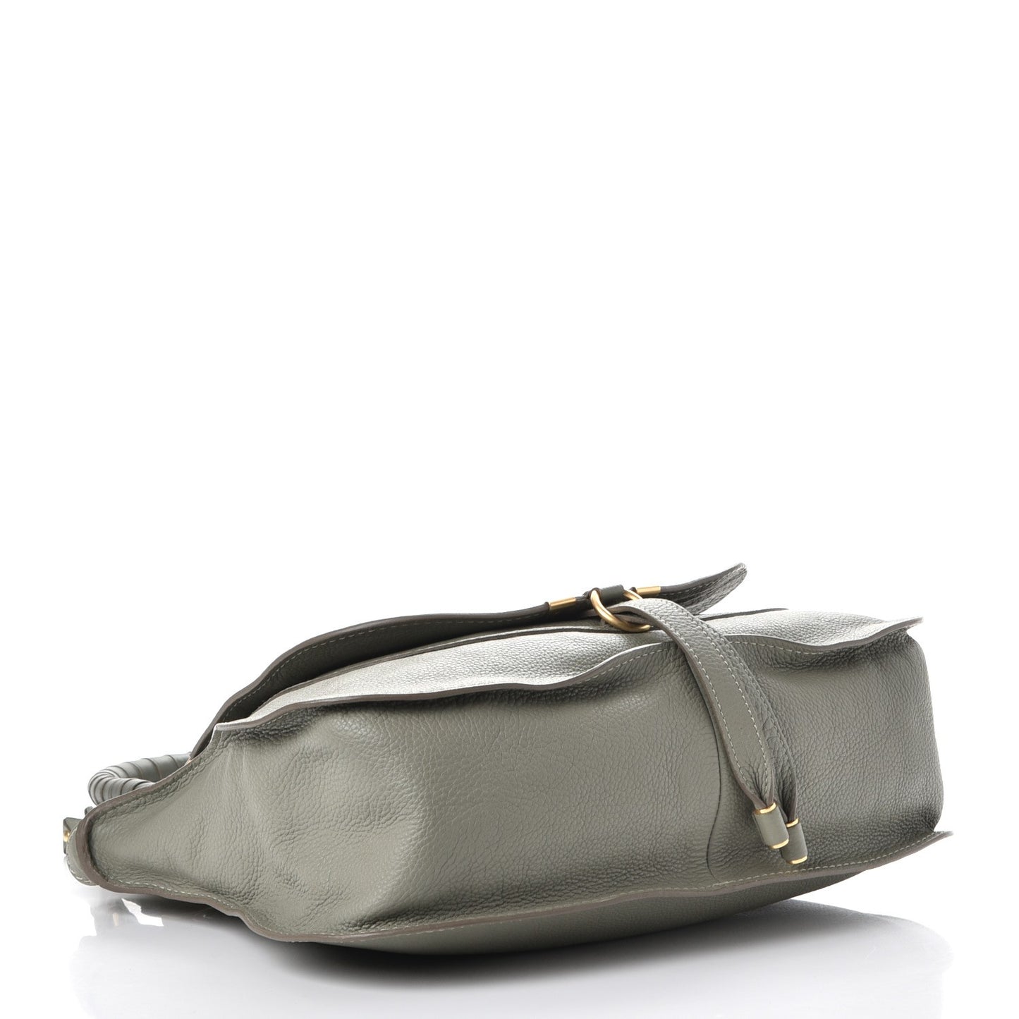 Calfskin Medium Marcie Satchel Baobab Green